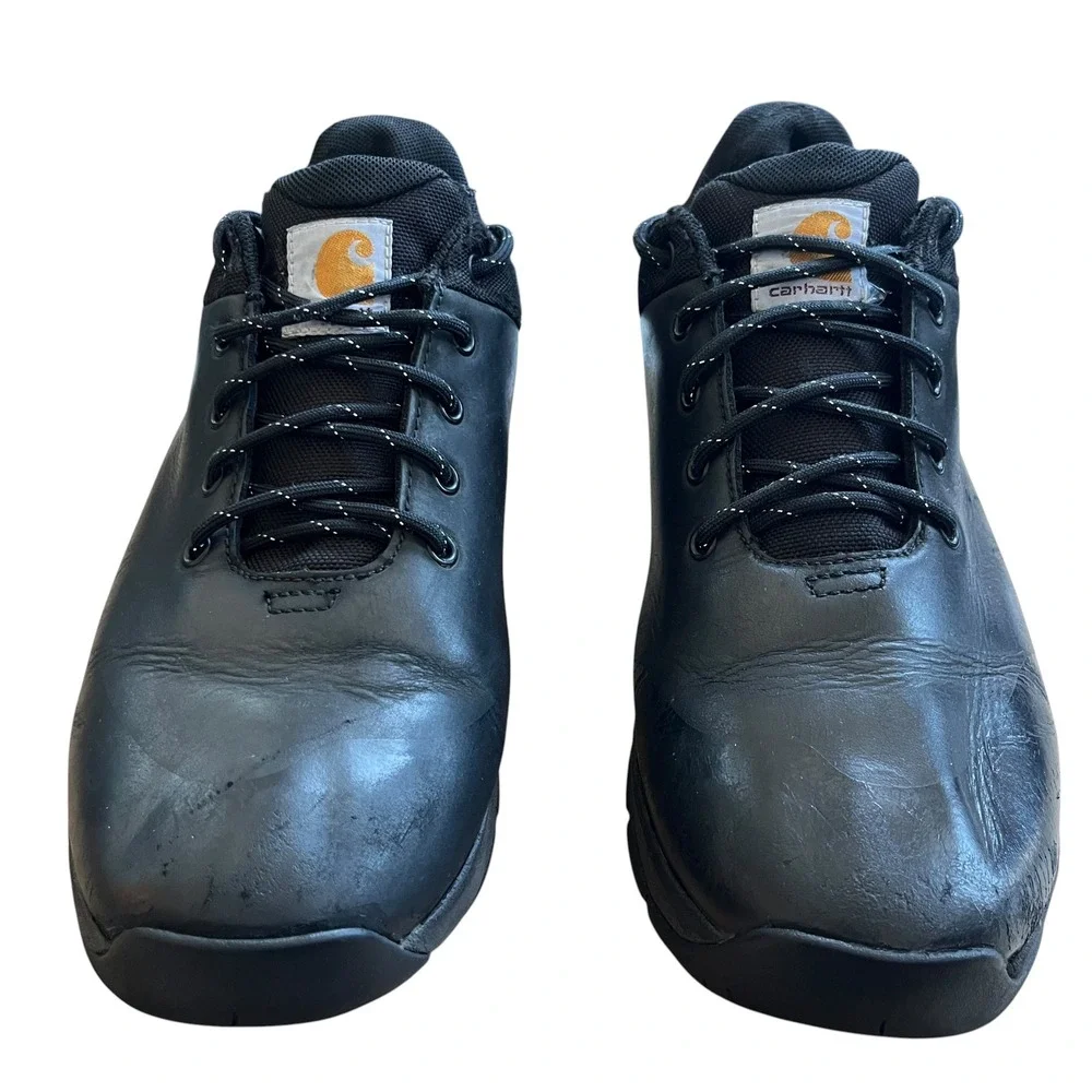 Carhartt Force 3-Inch Black Leather Work Shoes FH3021-M Mens 10.5 M EH SR